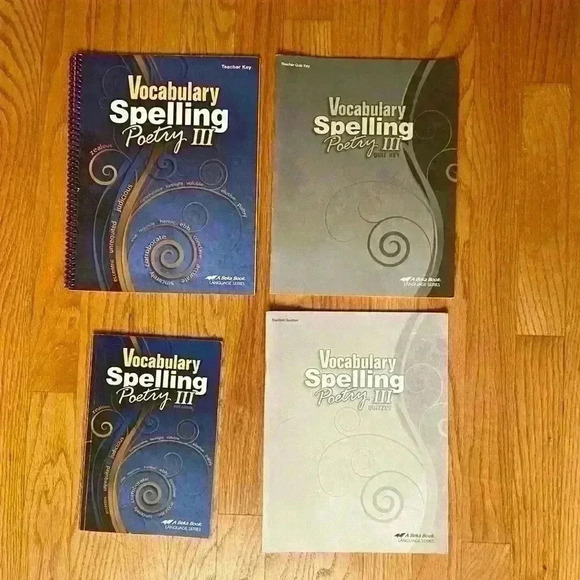 Homeschool Teacher Student Books Tests Literature Vocabulary Spelling Poetry - Picture 5 of 7